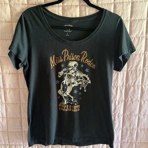 Idyllwind Black Graphic Women's Top